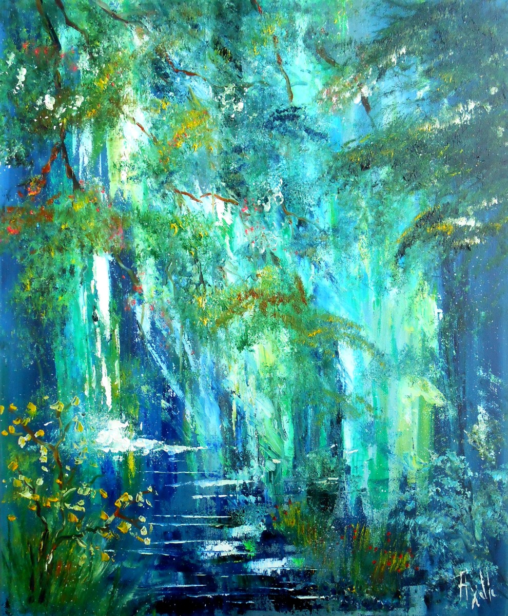 Le Jardin des eaux secrètes, de Axelle Bosler The Art Cycle