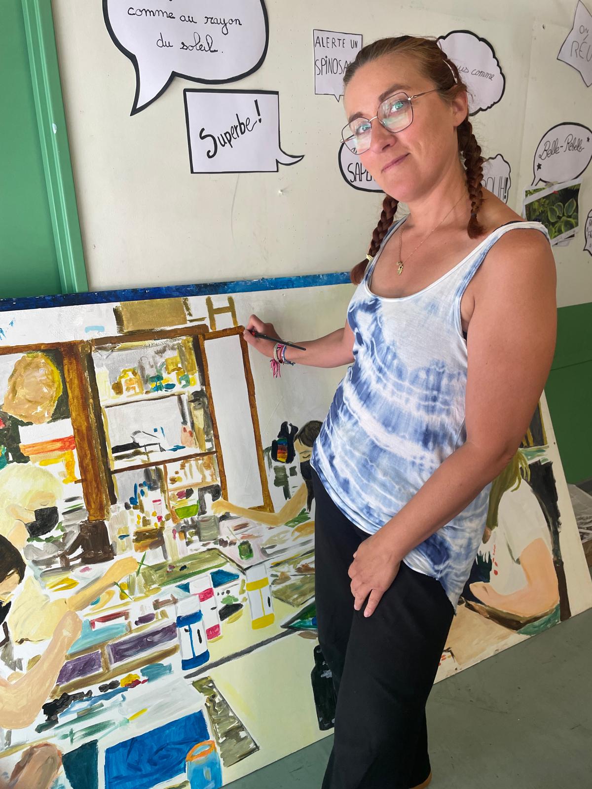 à la rencontre de l'artiste
                     Lilly                