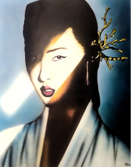 Asian 2, de Michel Ruelle dit Aero The Art Cycle