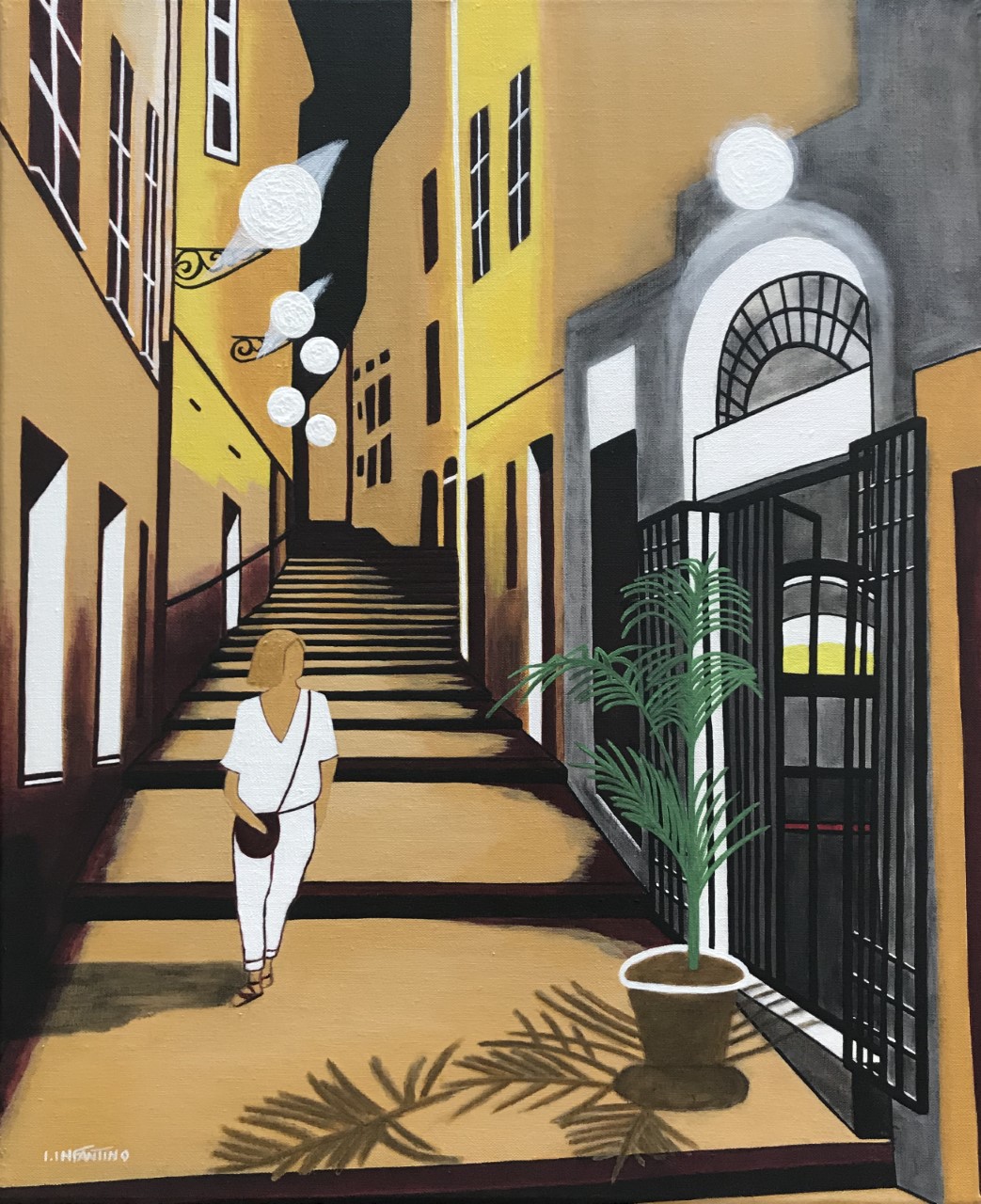 Les lumières du Vieux Nice, de Laetitia Infantino The Art Cycle