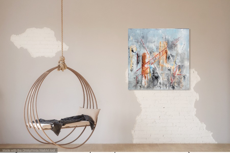 alainclaudin newyork peinture abstrait theartcycle photo_situation.jpg The Art Cycle