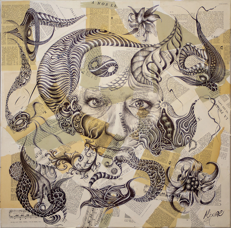 alixire azellane dessincollage portrait theartcycle photo_principale.jpg The Art Cycle