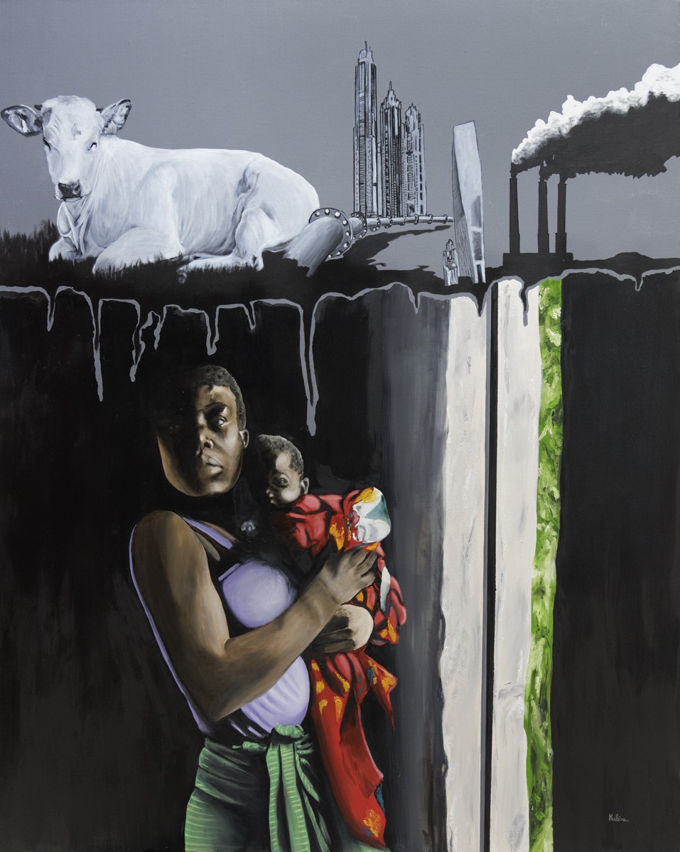 Droit à l’enfance contre réchauffement.., de Ambre Kalene The Art Cycle