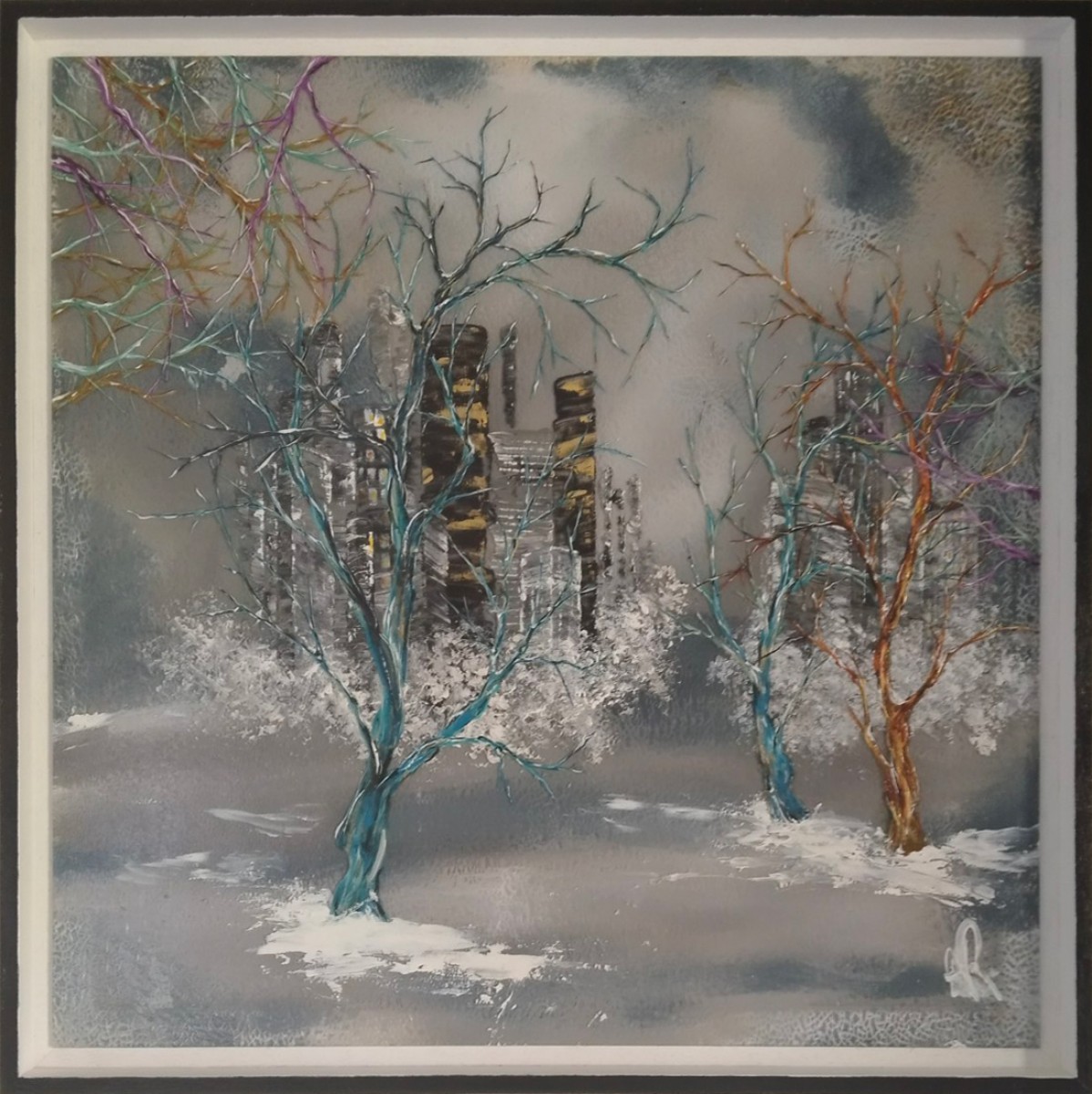 Ciel d hiver, de Anne Robin The Art Cycle