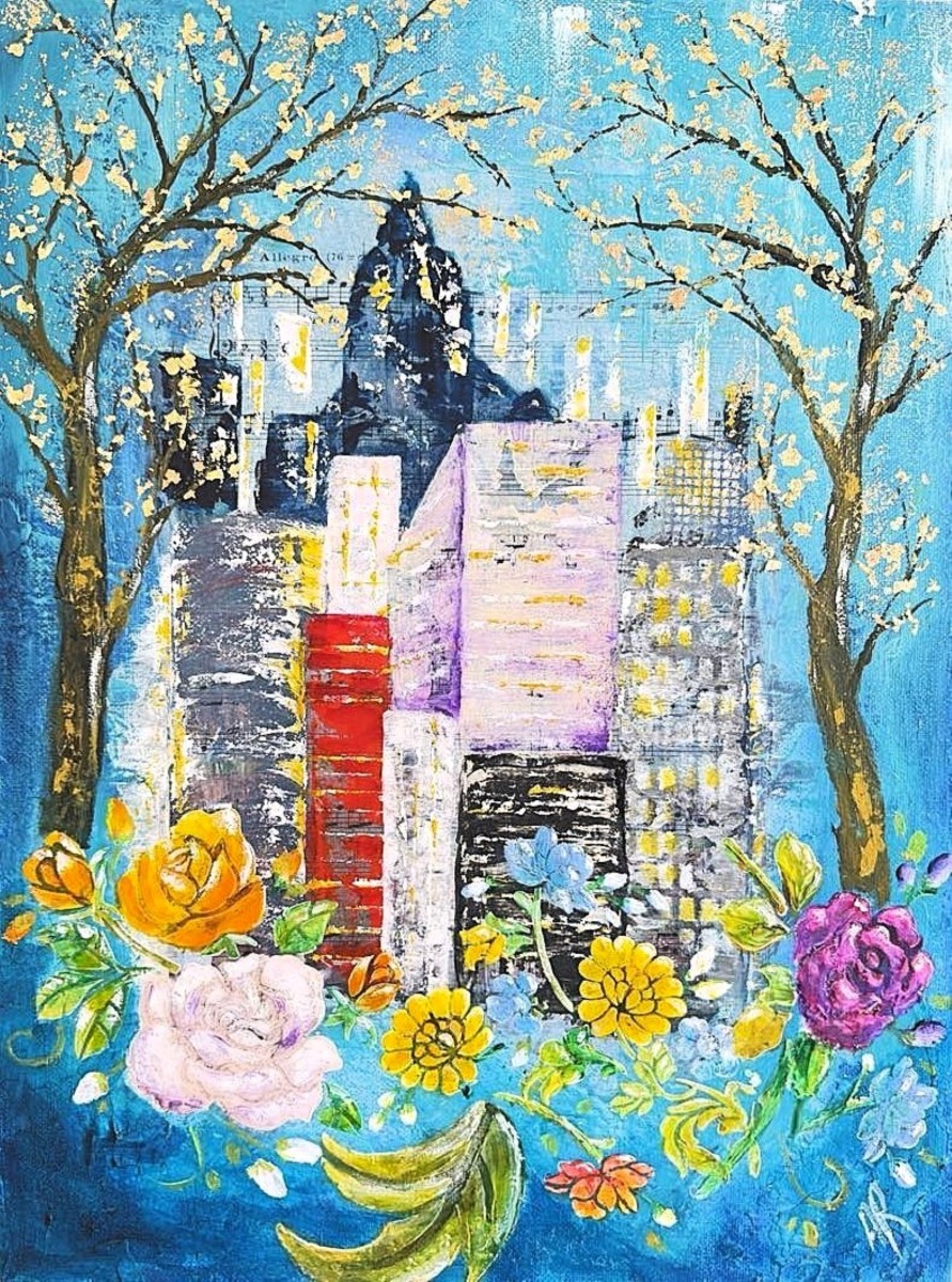 Le printemps en ville, de Anne Robin The Art Cycle