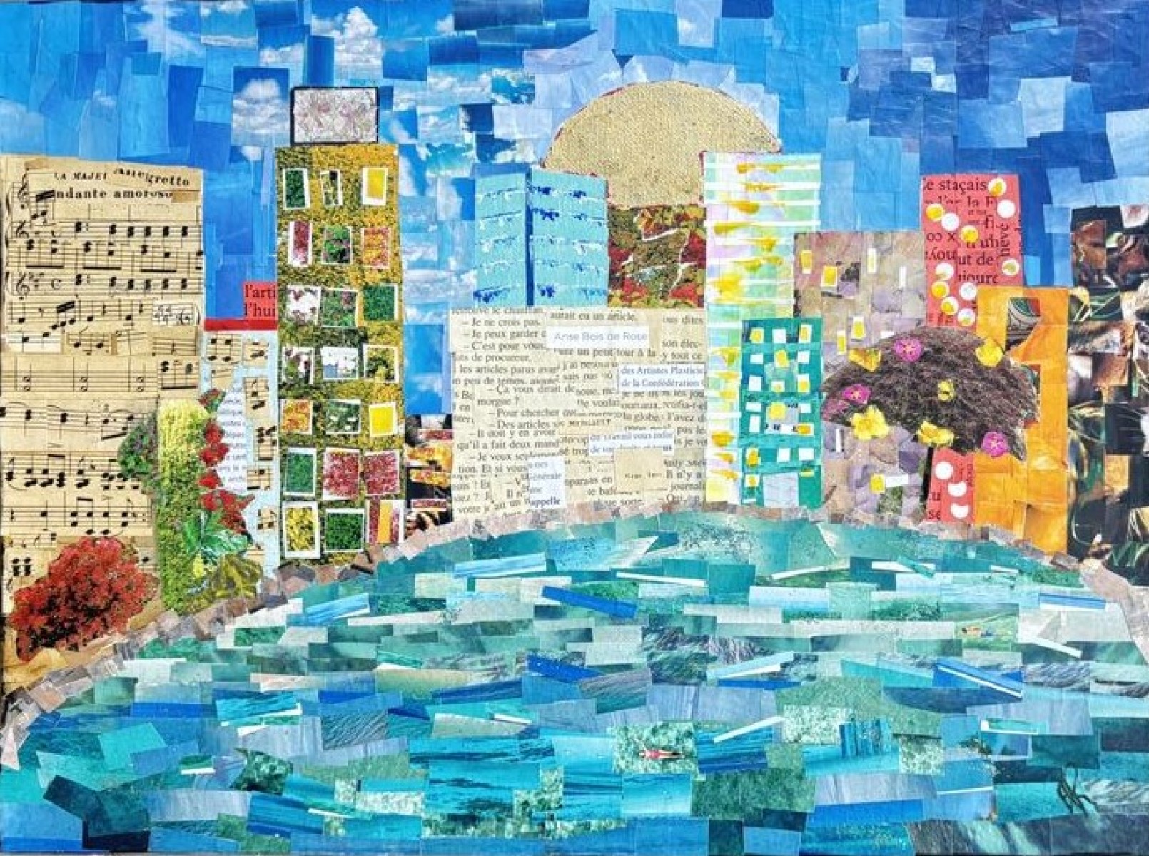Les nageurs, de Anne Robin The Art Cycle
