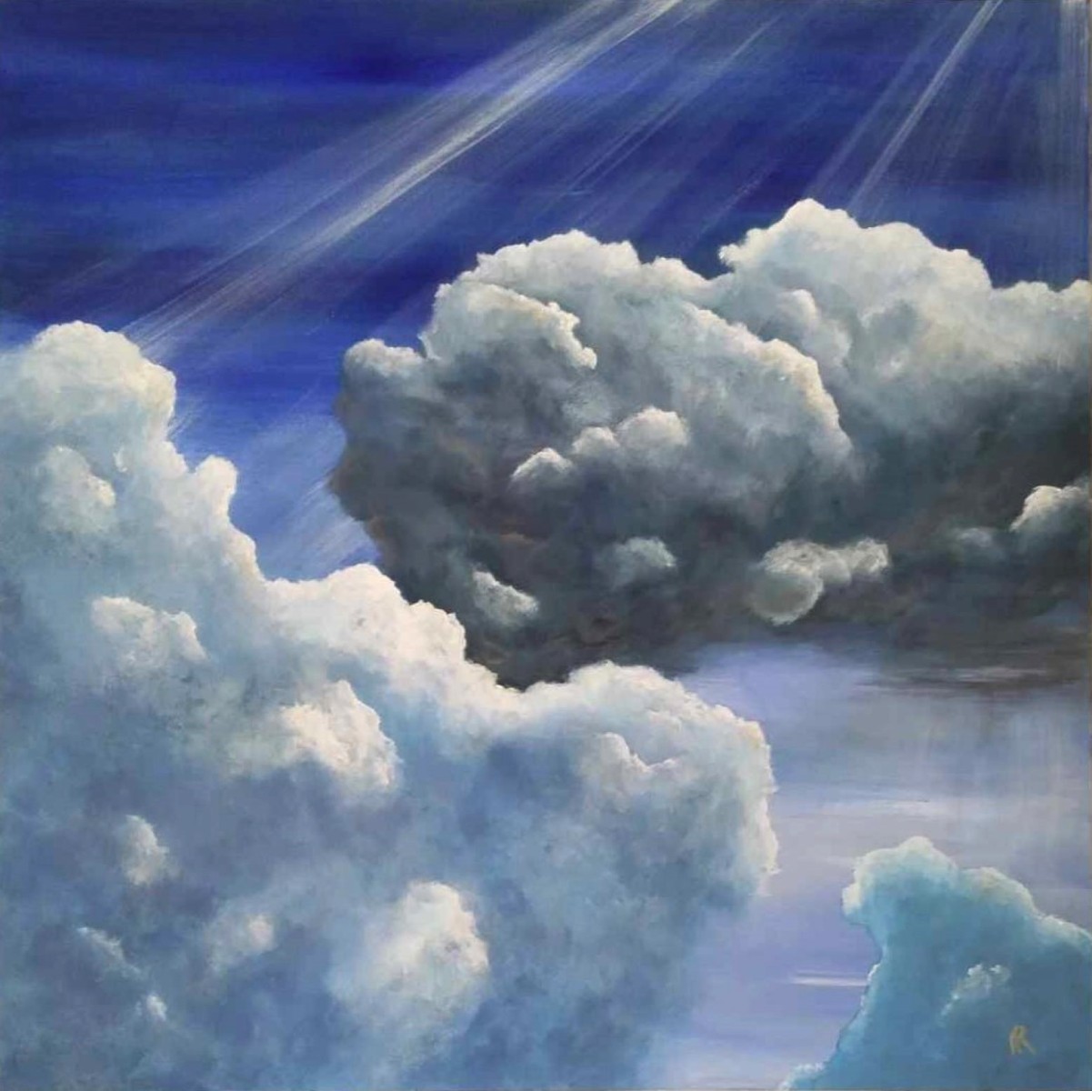 Un regard vers le ciel, de Anne Robin The Art Cycle