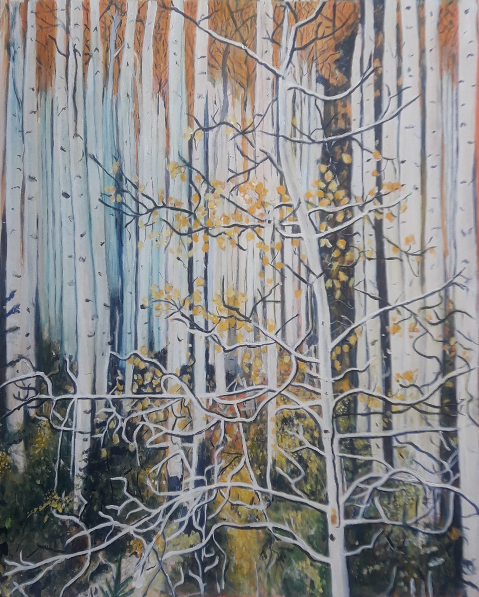 Bouleaux, de Annie Darmon Tetart The Art Cycle