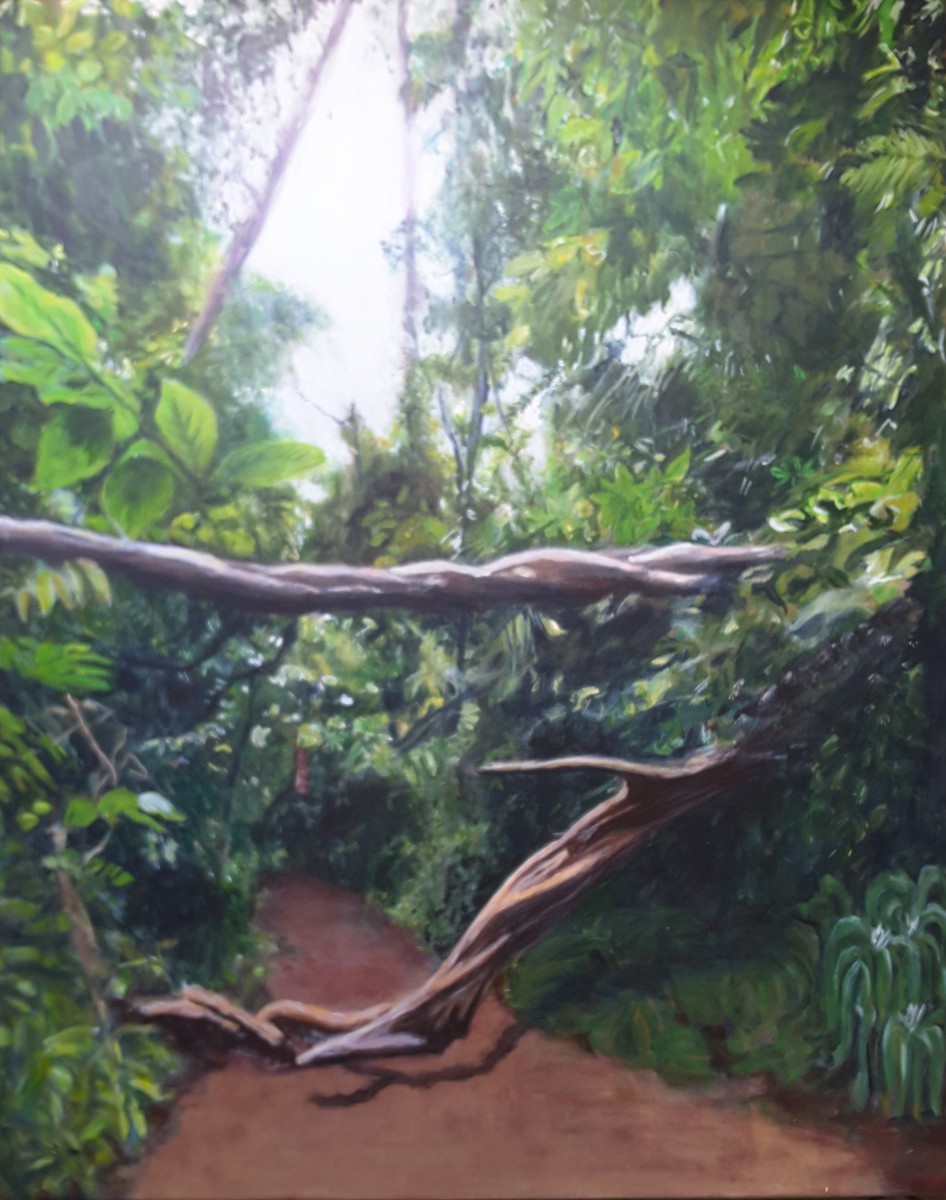 Chemin dans la jungle, de Annie Darmon Tetart The Art Cycle