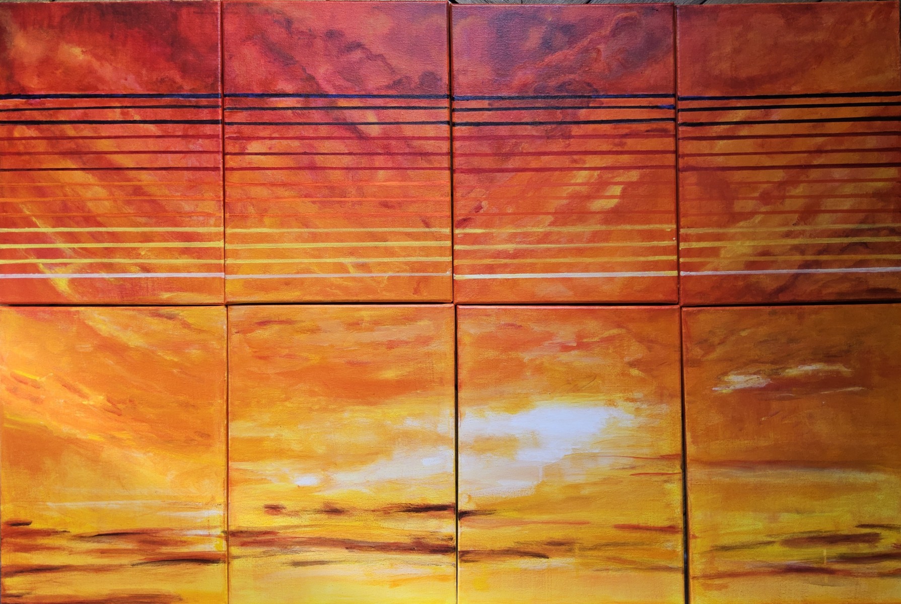 Cieux rouges, de Annie Darmon Tetart The Art Cycle