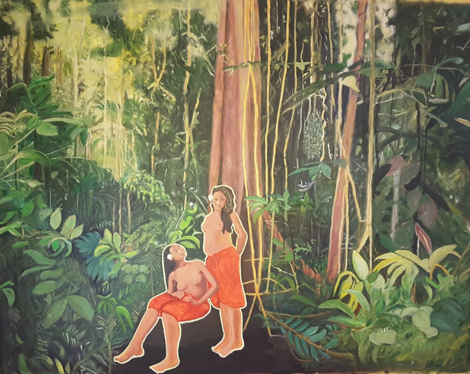 Jeunes filles dans la jungle, de Annie Darmon Tetart The Art Cycle