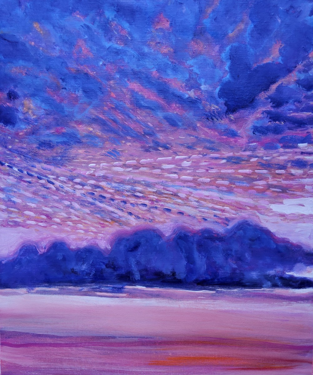 Nuages bleus, de Annie Darmon Tetart The Art Cycle