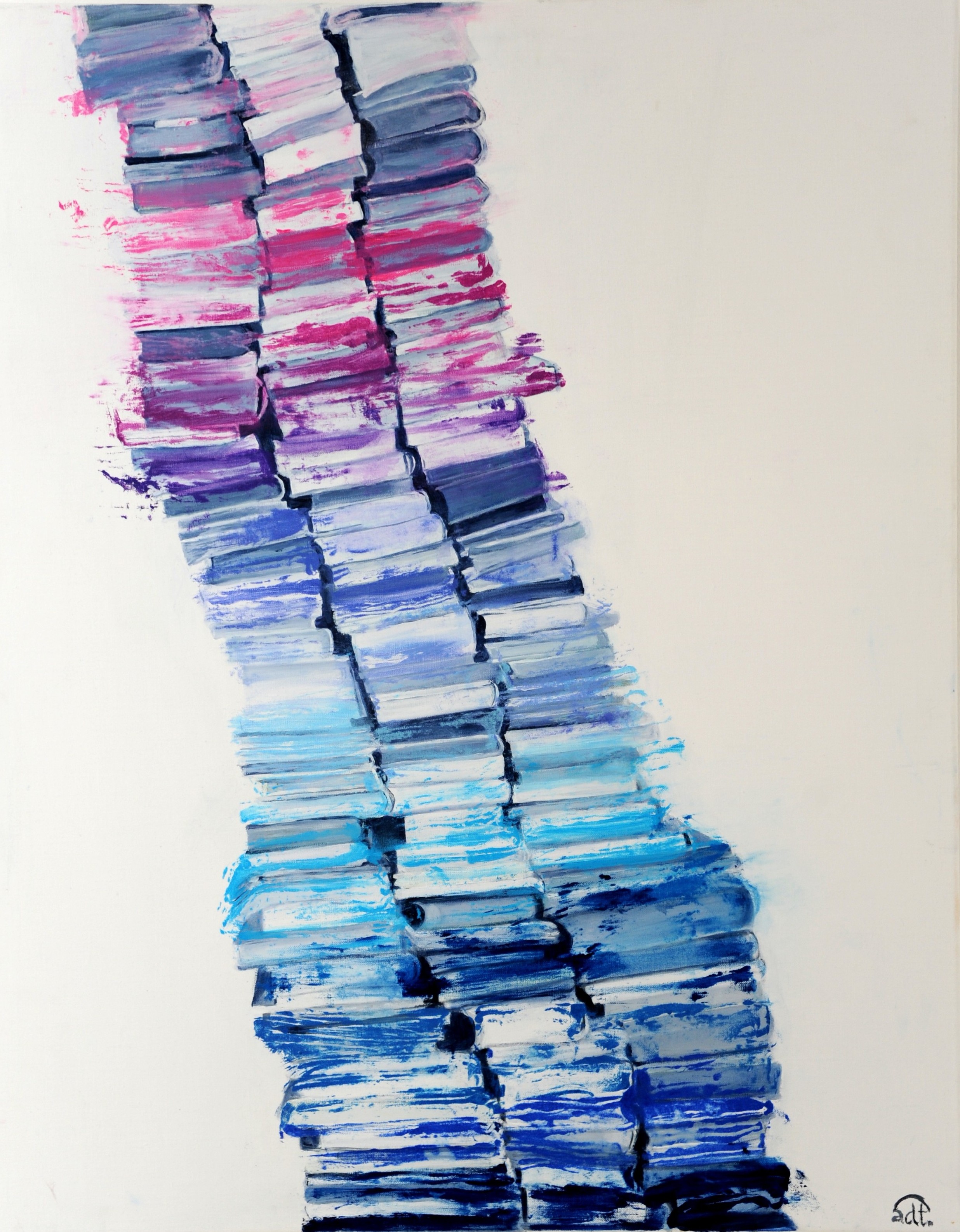Tas de livres, de Annie Darmon Tetart The Art Cycle