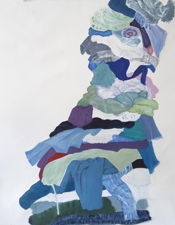 Tas de vêtements, de Annie Darmon Tetart The Art Cycle