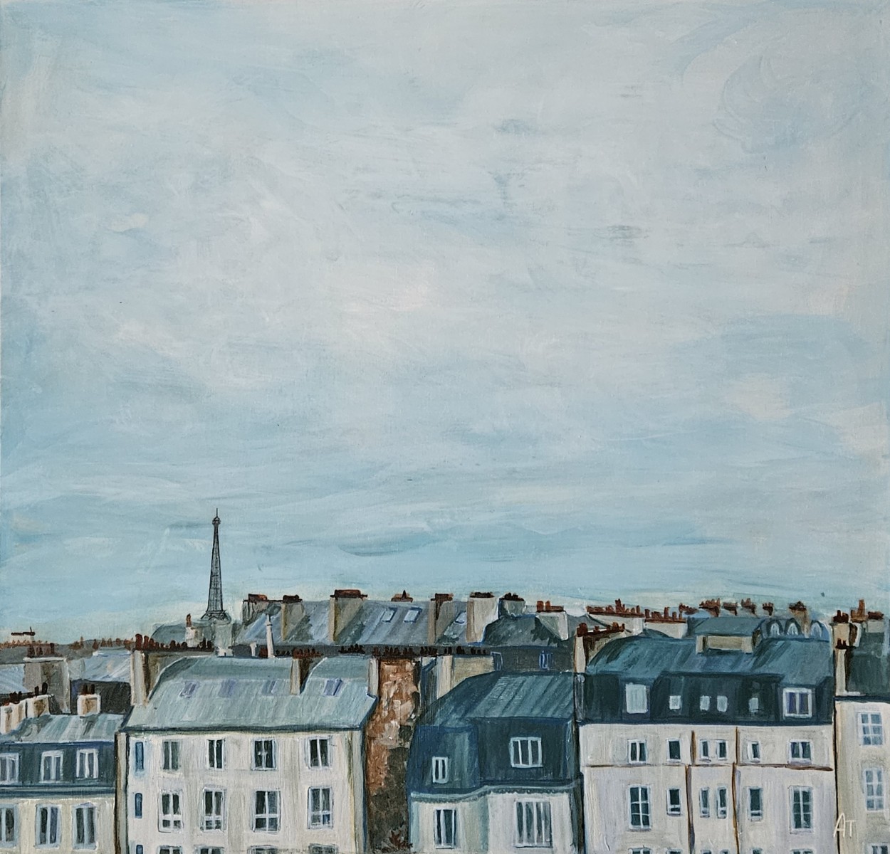 La vue depuis ma fenêtre, de Arina Trunova The Art Cycle
