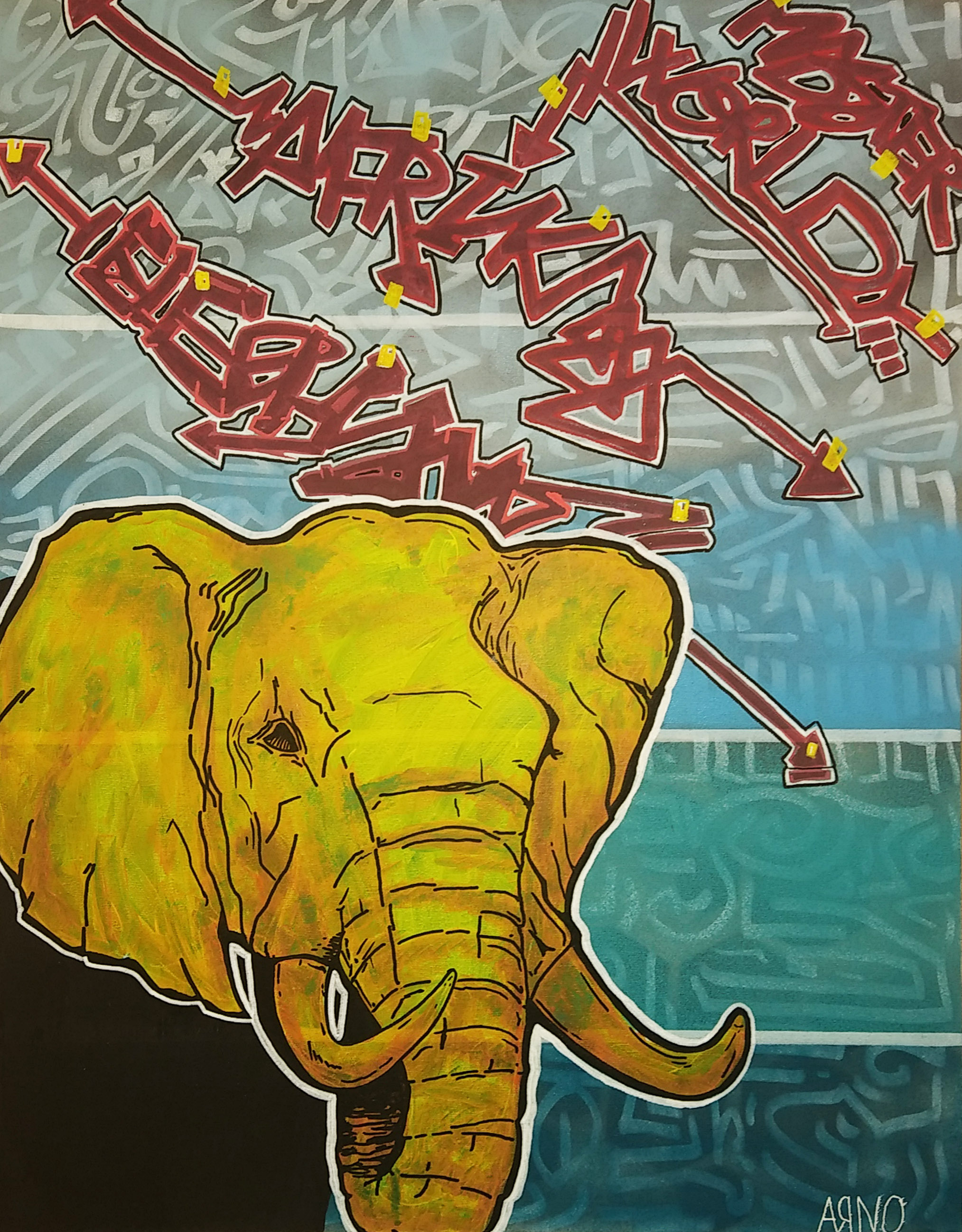 arno elephant peinture street_art theartcycle photo_principale.jpg The Art Cycle