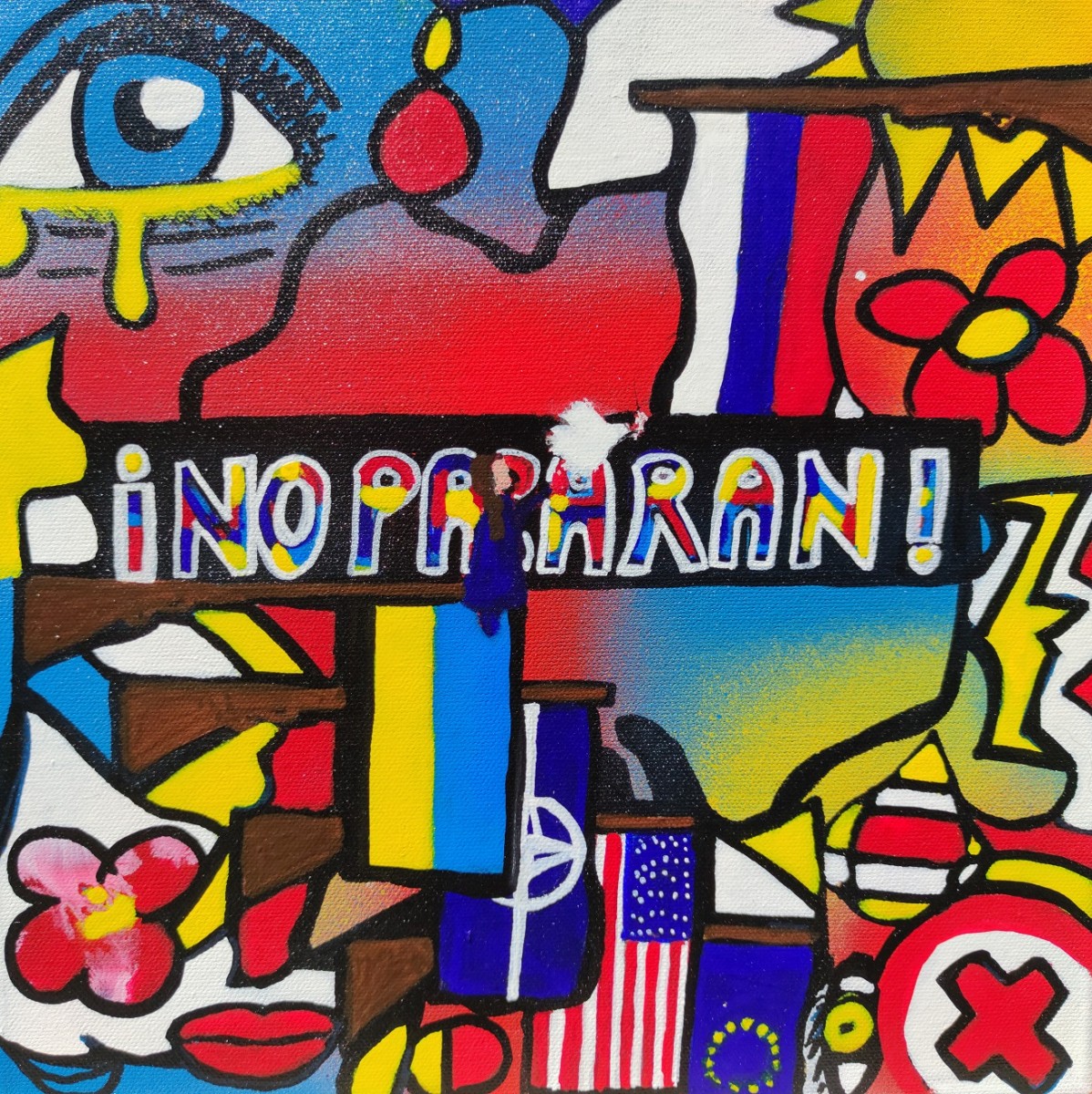No pasaran la Guerre en Ukraine, de Artedelph The Art Cycle