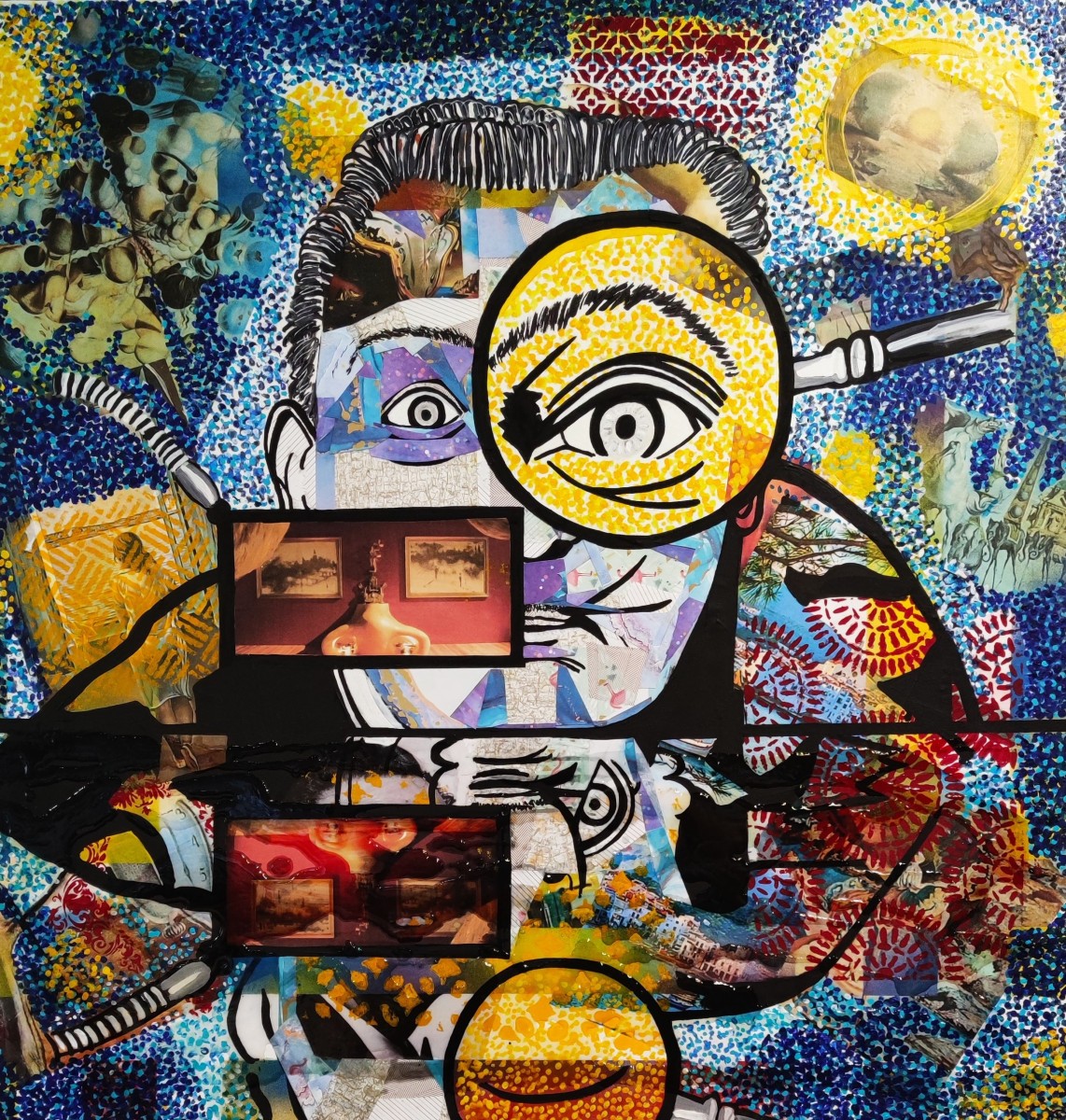 Reflet surréaliste, impression sur toile, de Artedelph The Art Cycle