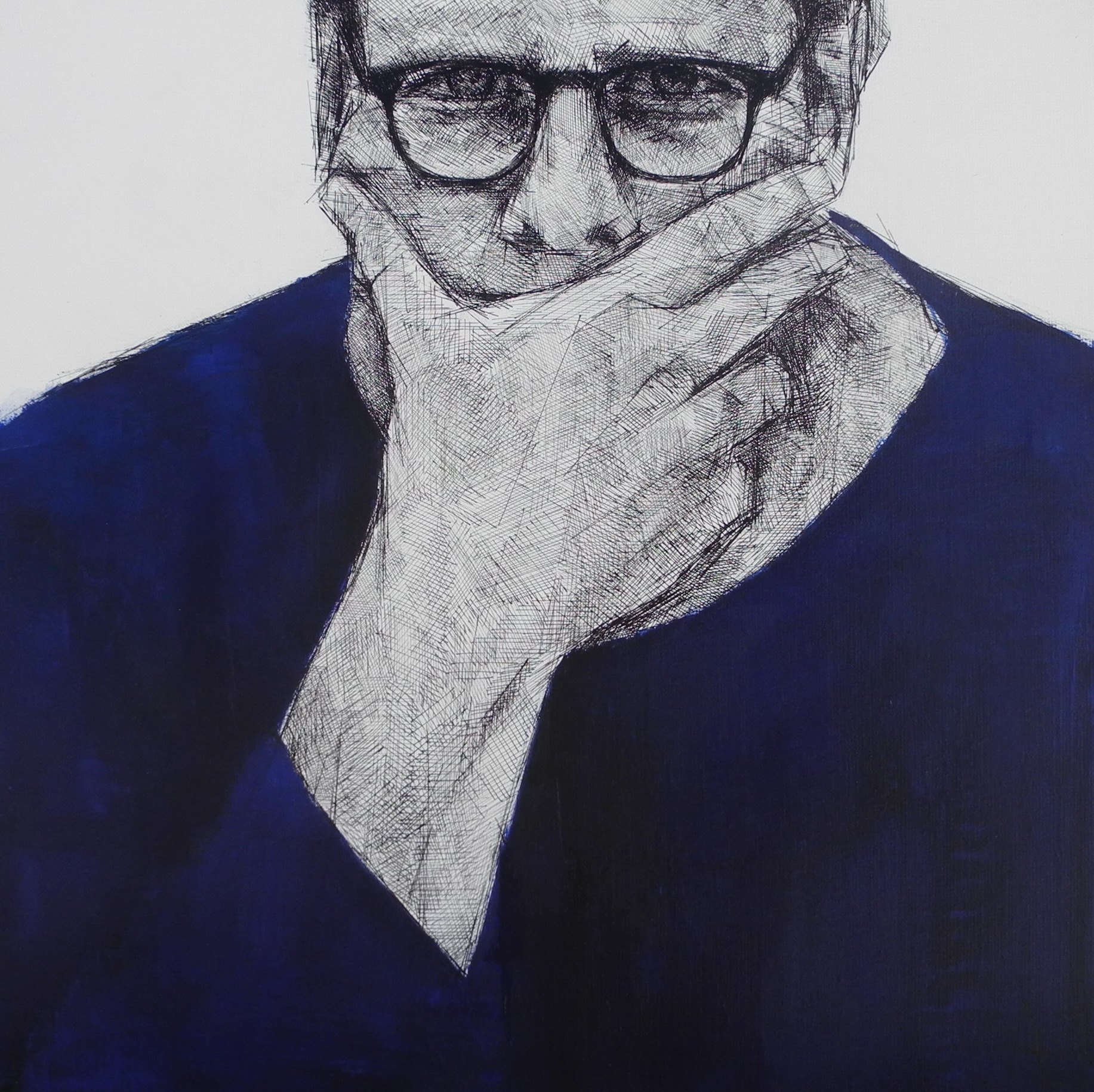 Encre grattée et verres, de Astrid Steenbrink The Art Cycle
