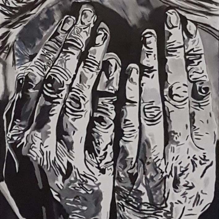 aureliecroisille trustfulhands peinture scene_de_vie theartcycle photo_principale.jpg The Art Cycle