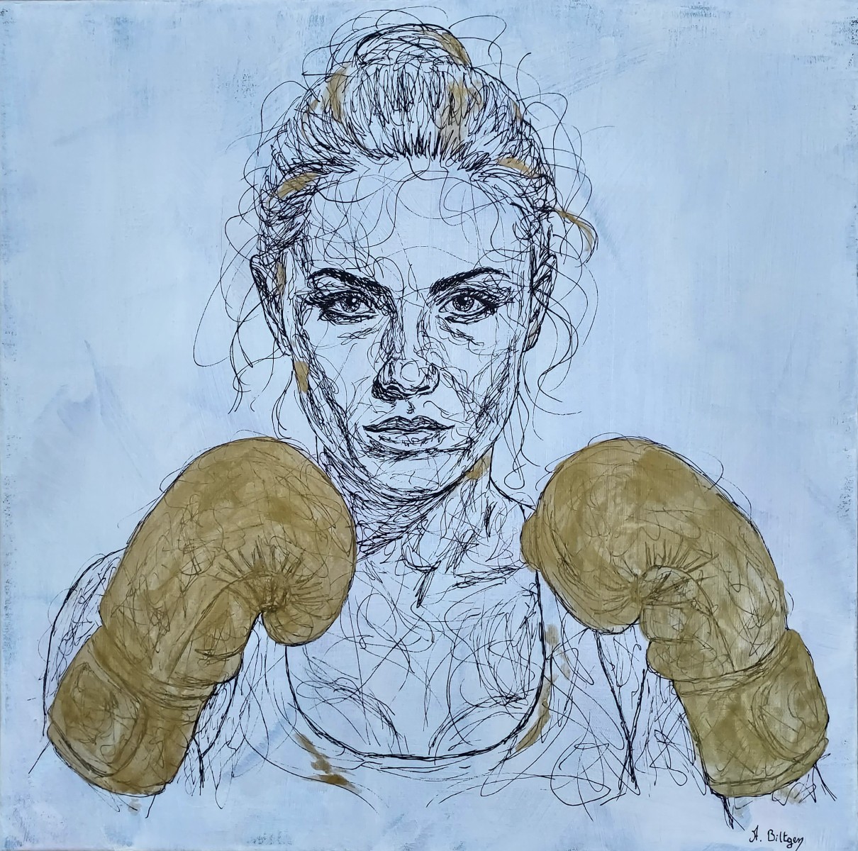 Combattante, de Axelle Biltgen The Art Cycle