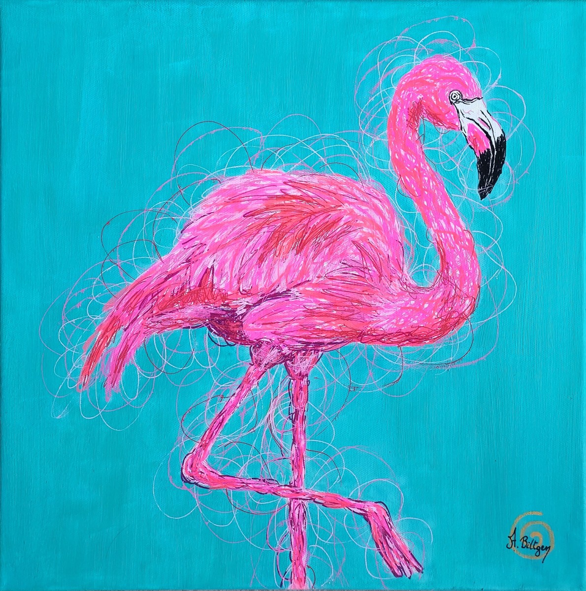 Flamand rose, de Axelle Biltgen The Art Cycle