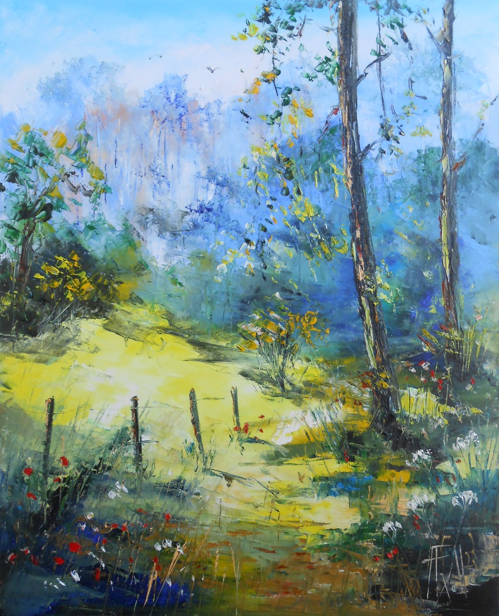 Clairière au soleil, de Axelle Bosler The Art Cycle