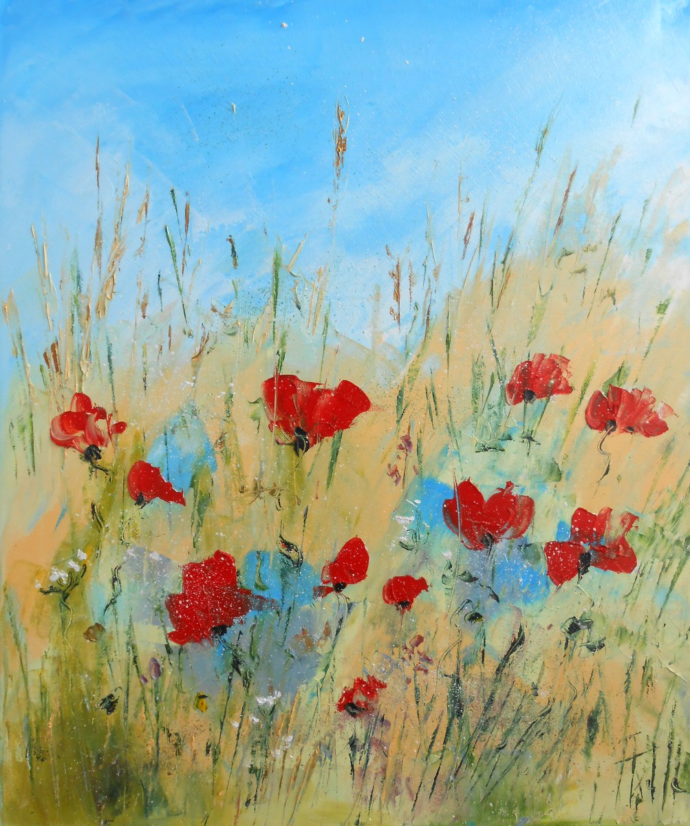 Coquelicots en liberté, de Axelle Bosler The Art Cycle