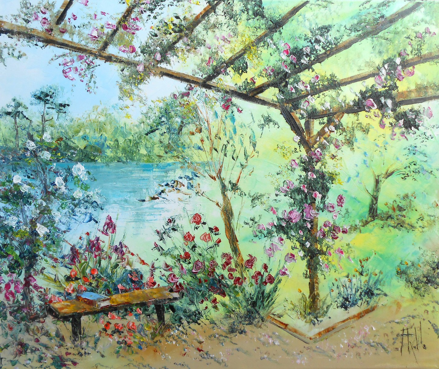 La Roseraie du Lac de Christus, de Axelle Bosler The Art Cycle
