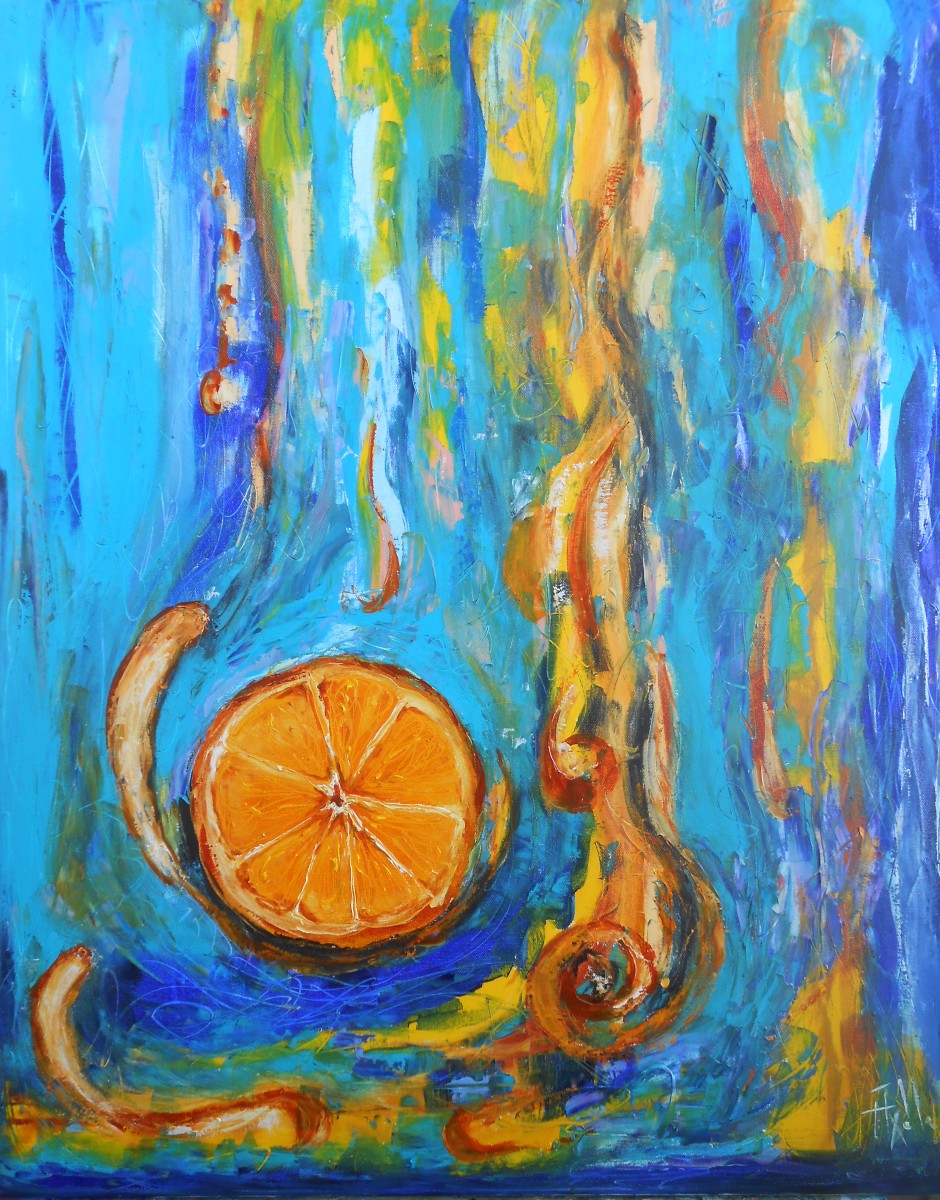 Orange confite, de Axelle Bosler The Art Cycle