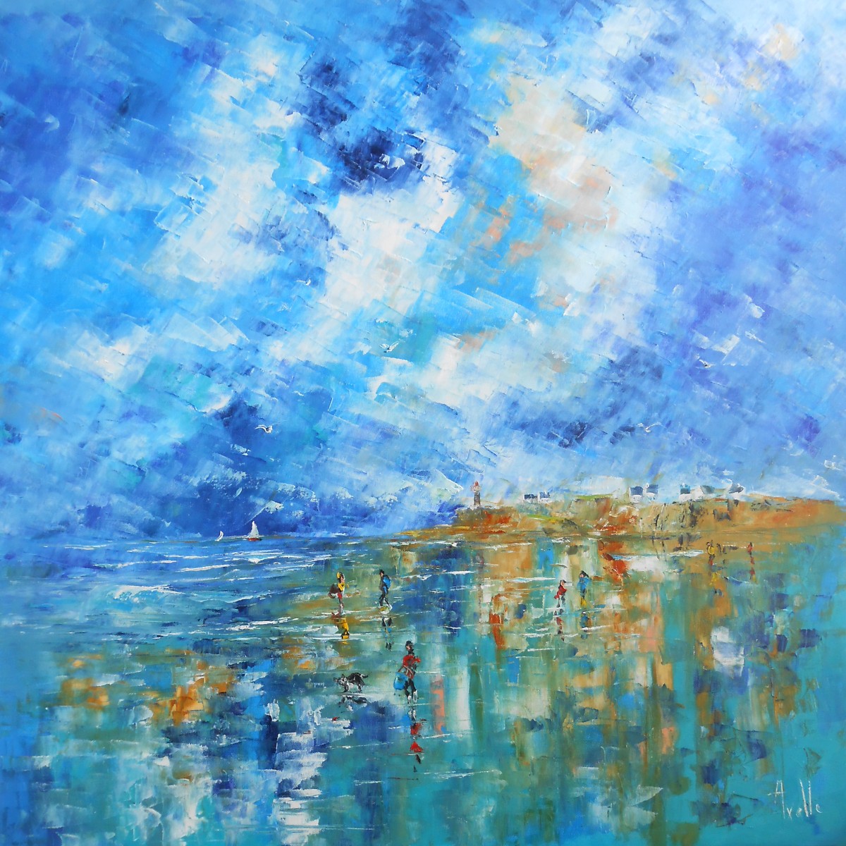 Pêche à pied en Finistère nord, de Axelle Bosler The Art Cycle