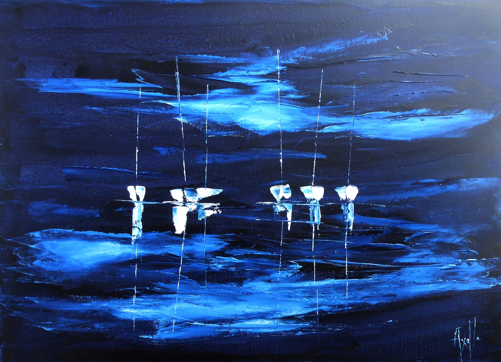 Reflets dans la nuit, de Axelle Bosler The Art Cycle