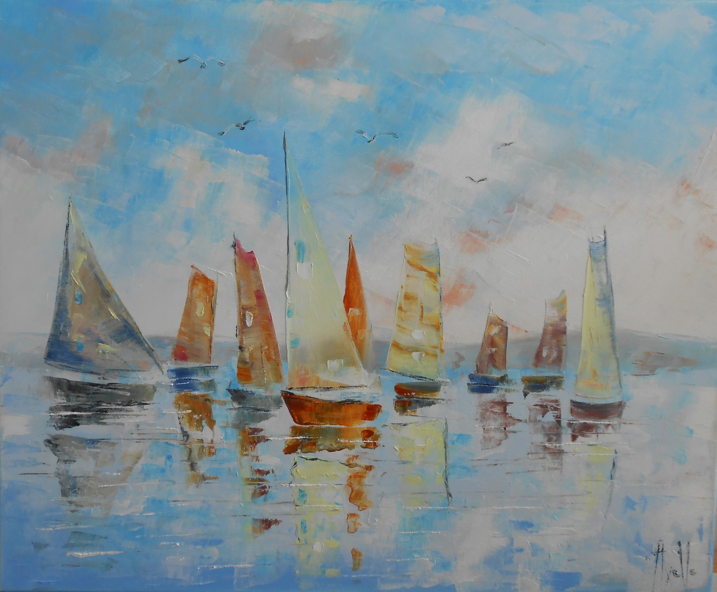 Régate en Charentes maritimes, de Axelle Bosler The Art Cycle