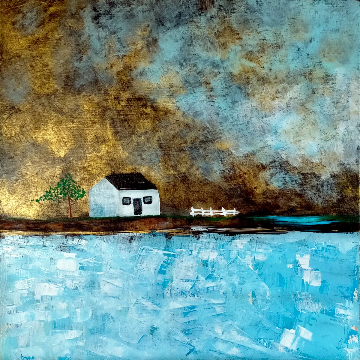 La maison au bord de l'eau, de Bruno Deman The Art Cycle