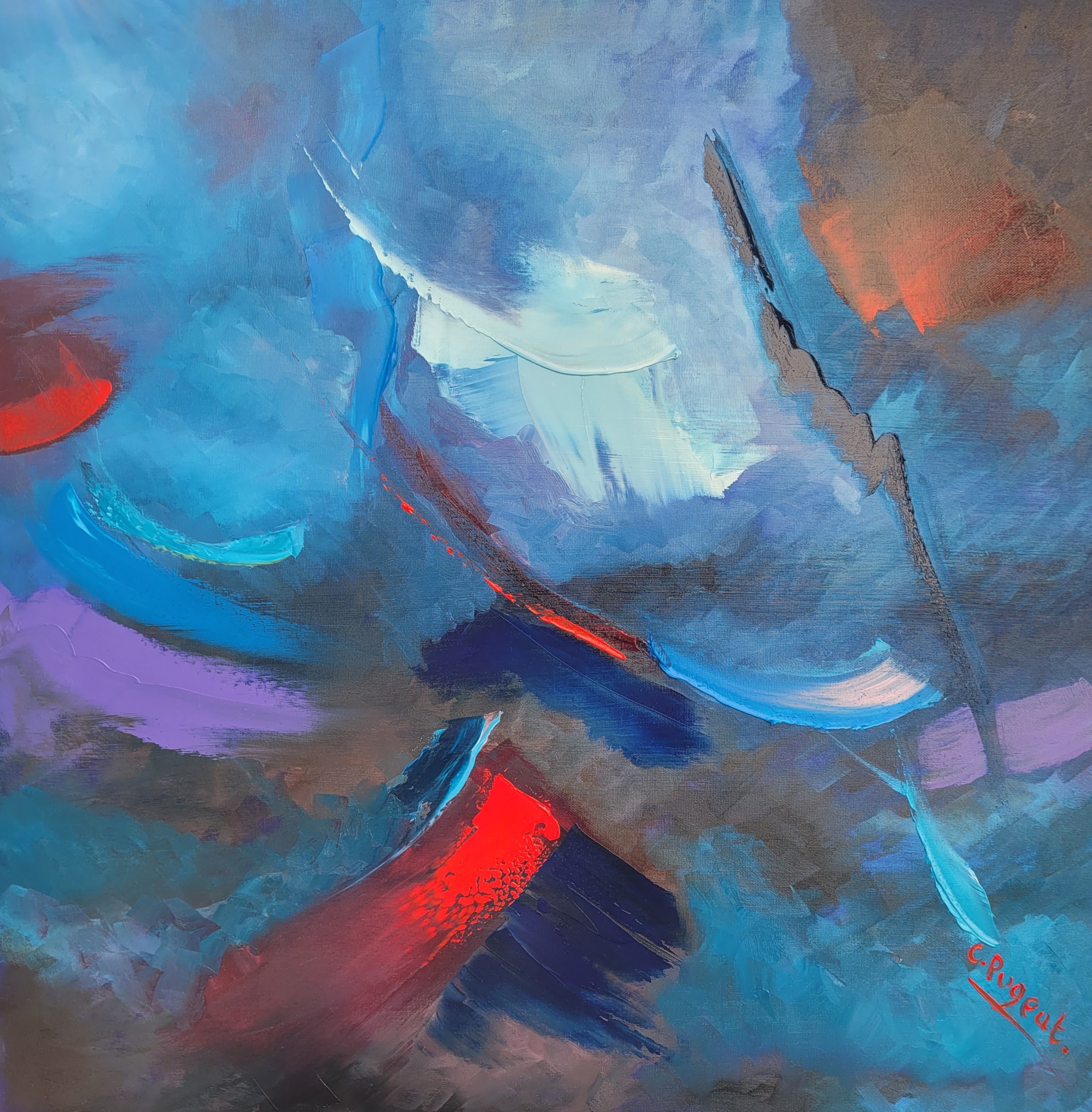 catherinepugeat legerete peinture abstrait theartcycle photo_principale.jpg The Art Cycle