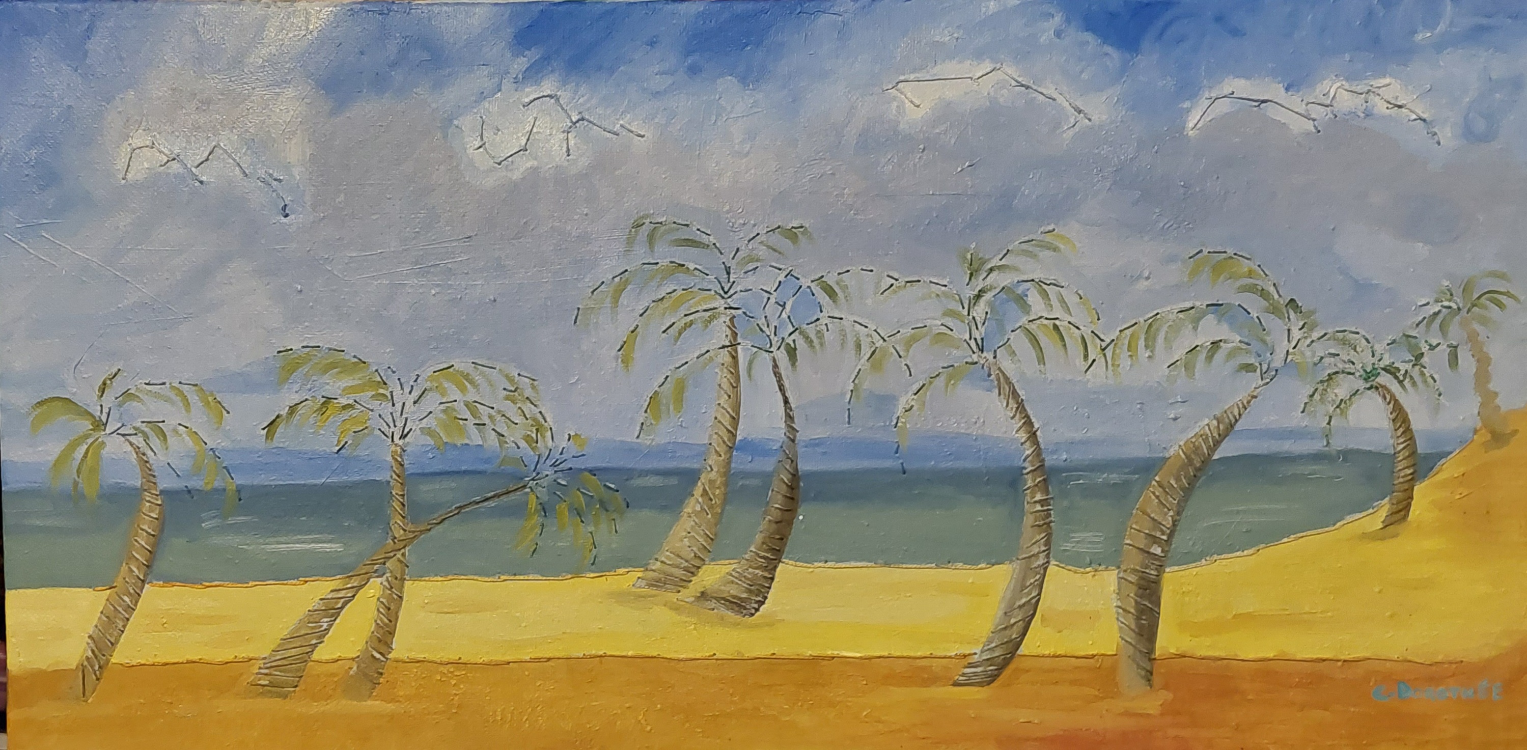 Cocotier fil, de Dorothée Cadet The Art Cycle