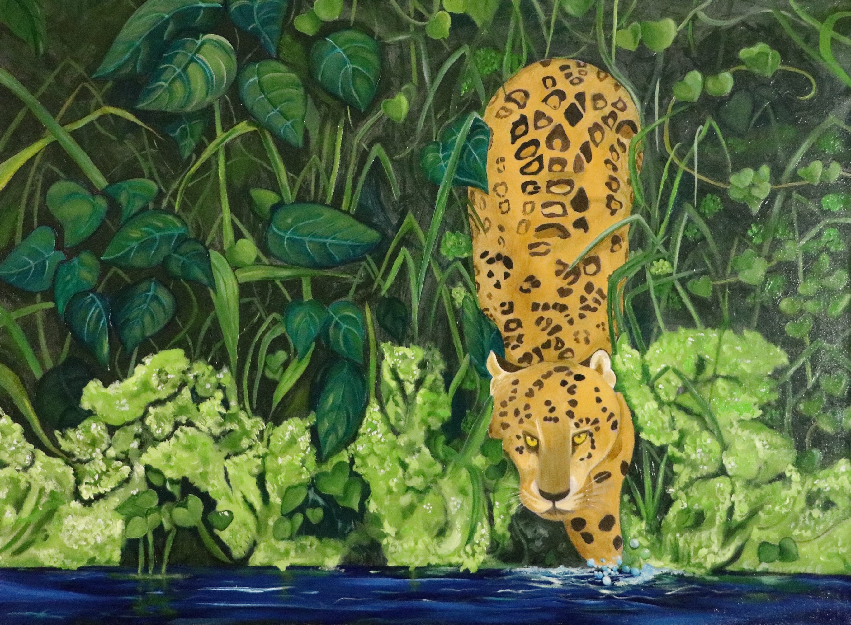 cdorothee jaguar peinture paysageanimaux theartcycle photo_principale.jpg The Art Cycle