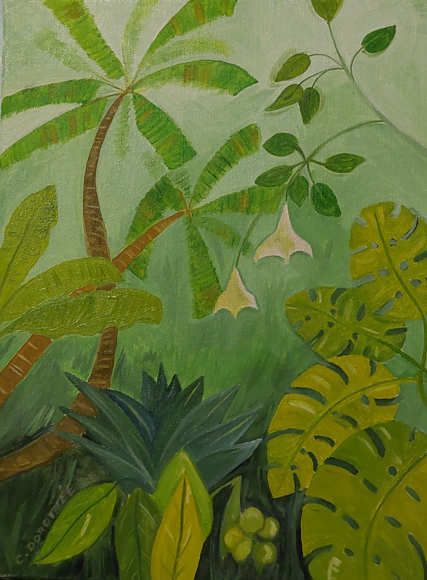 Variations colorées paysage 2, de Dorothée Cadet The Art Cycle