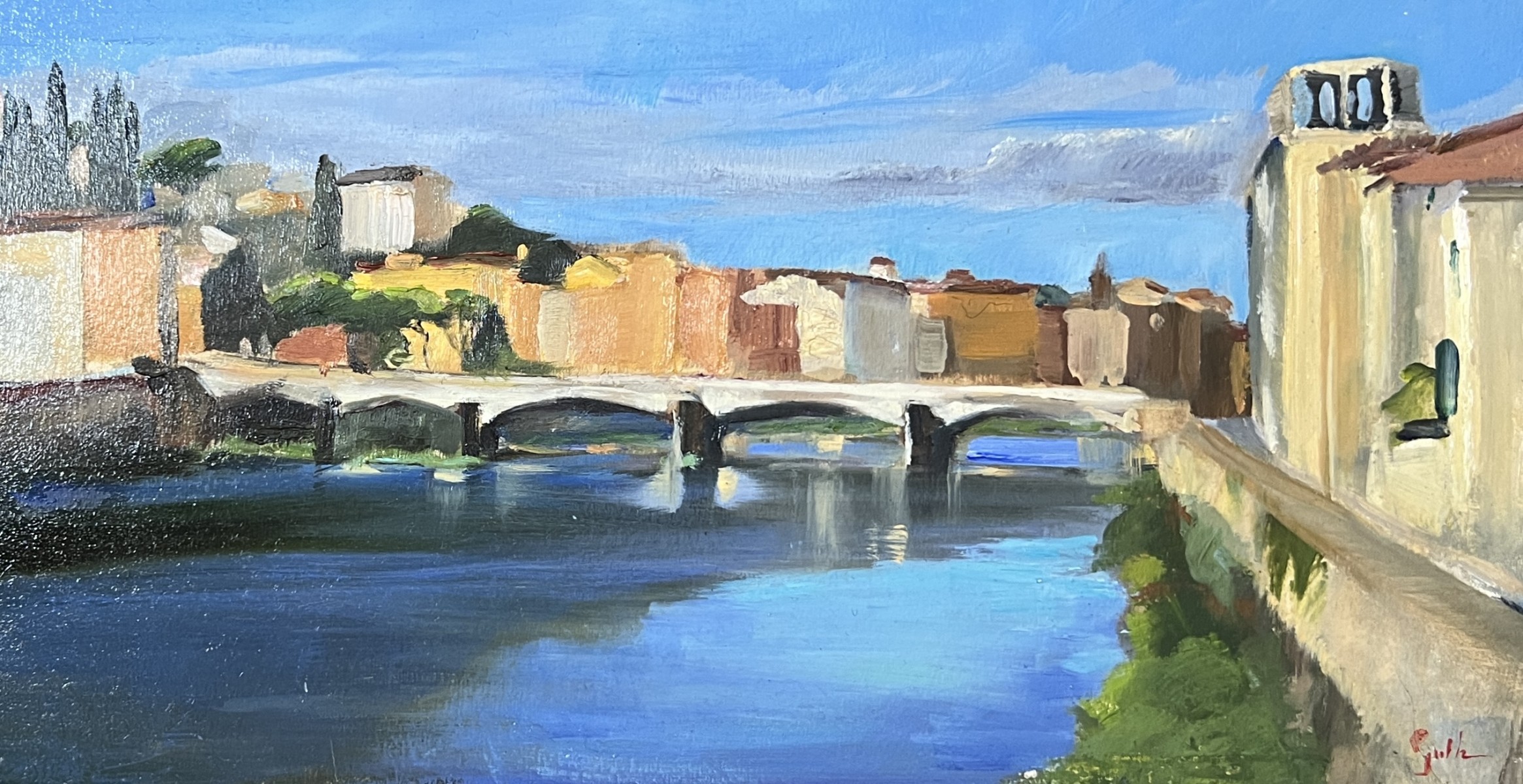 Il ponte vecchio, de Cécile Guth The Art Cycle