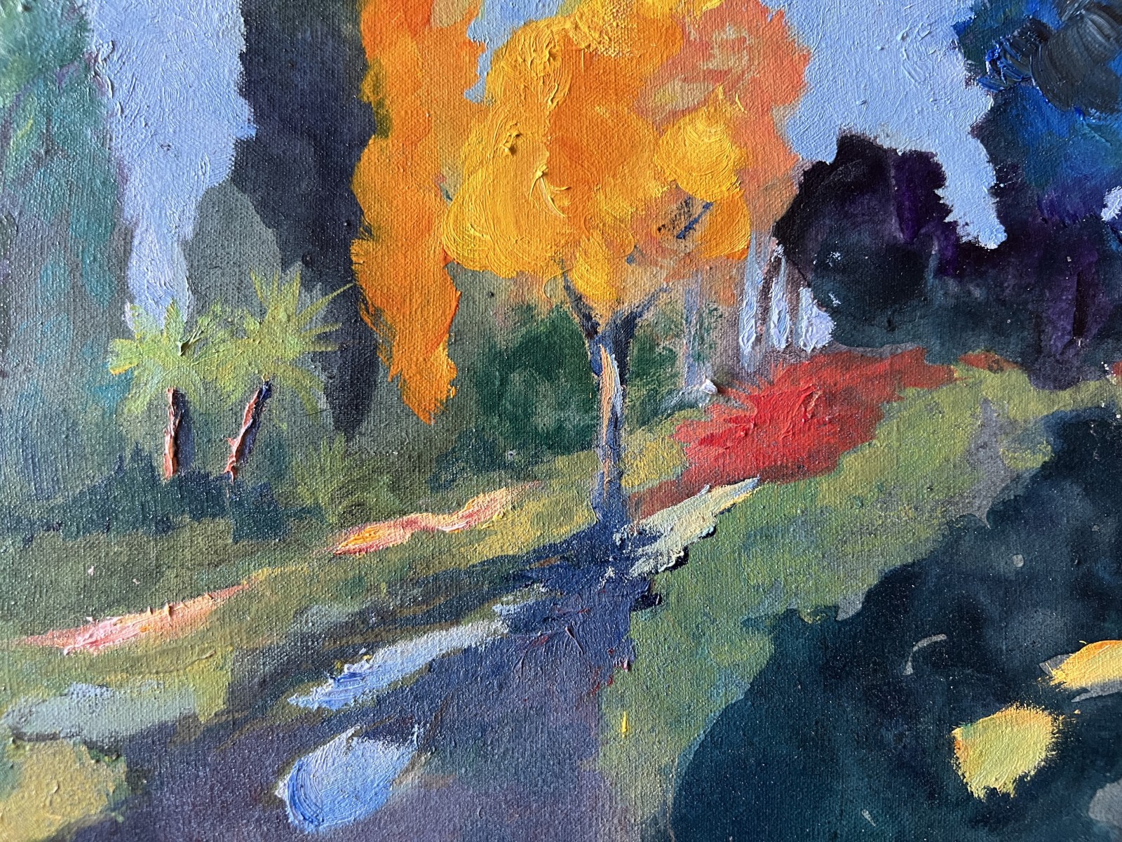 Arbre jaune, de Cécile Guth The Art Cycle