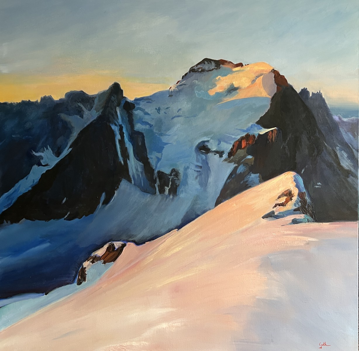 Le Mont Blanc, de Cécile Guth The Art Cycle