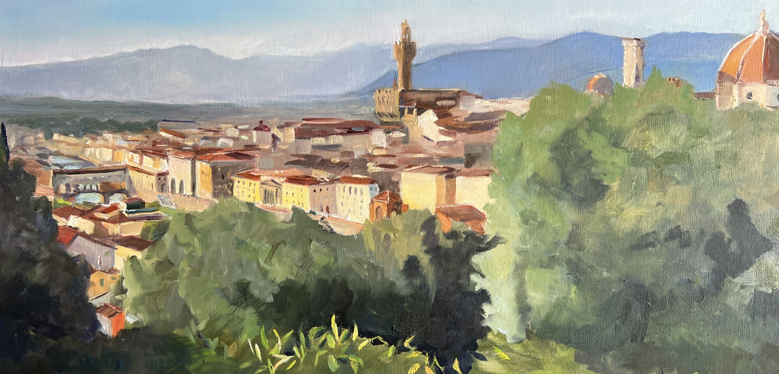 Vue de Florence, de Cécile Guth The Art Cycle