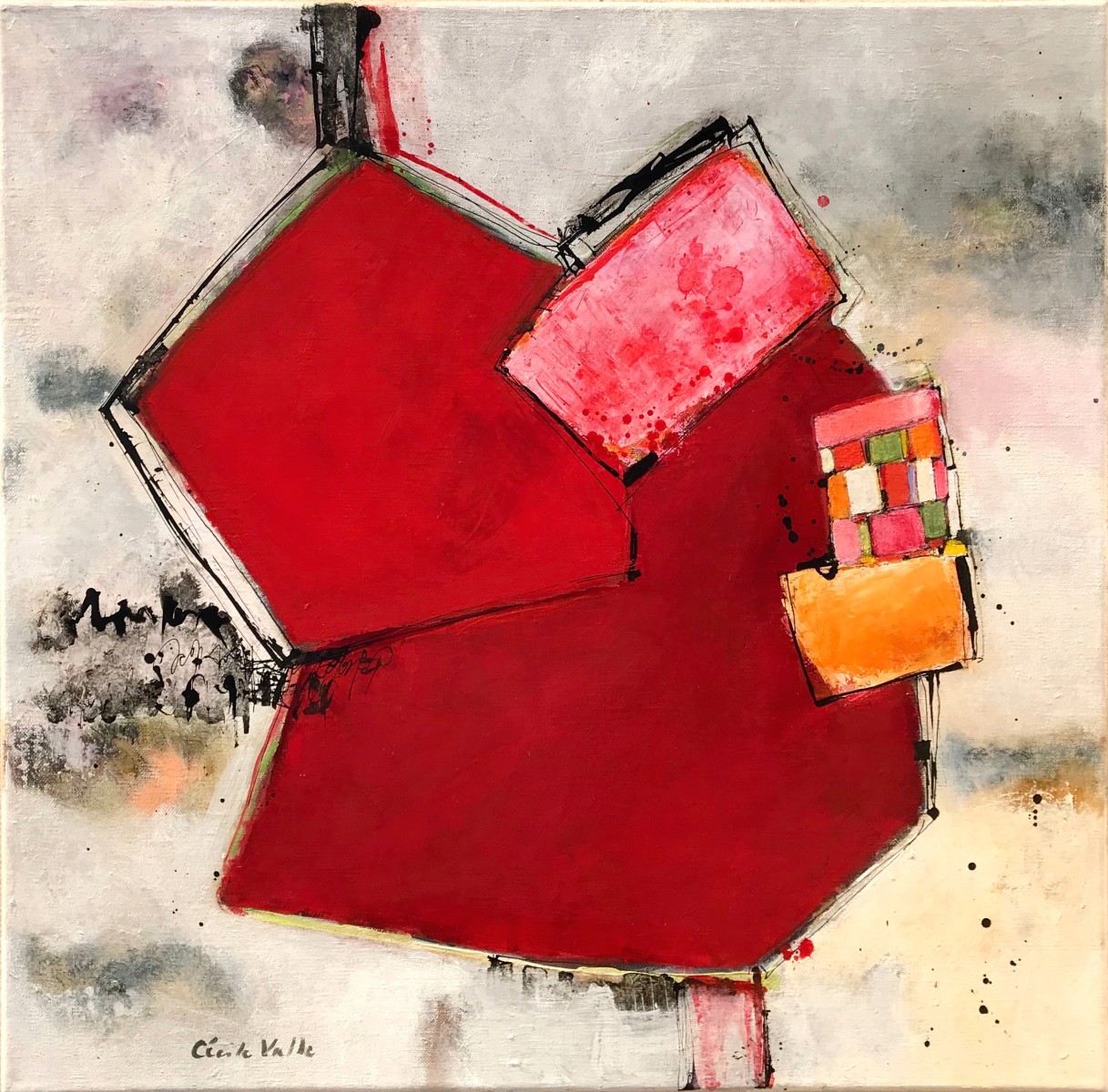 Jour rouge 1, de Cécile Valle The Art Cycle