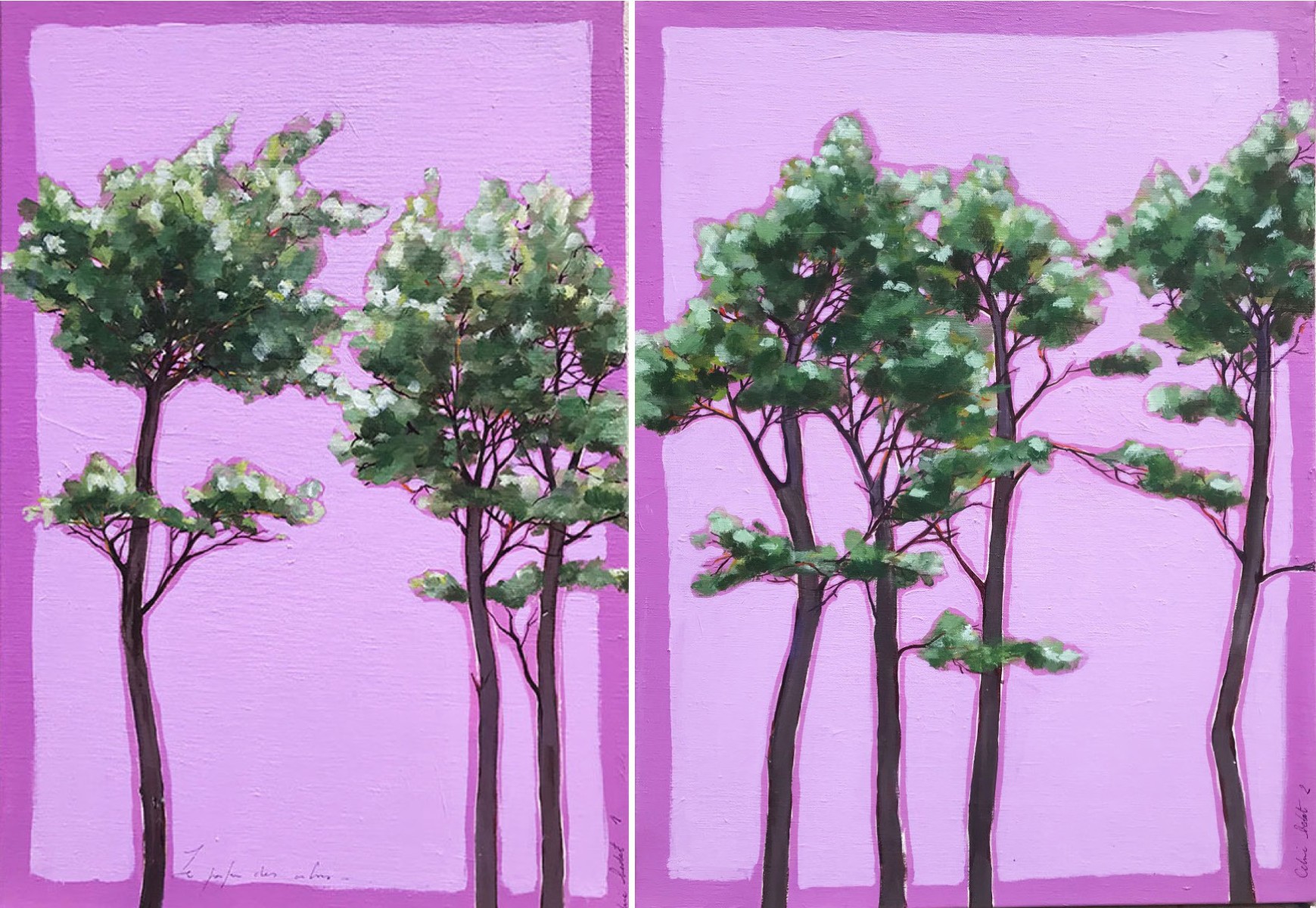 Arbres, de Céline Bedat The Art Cycle