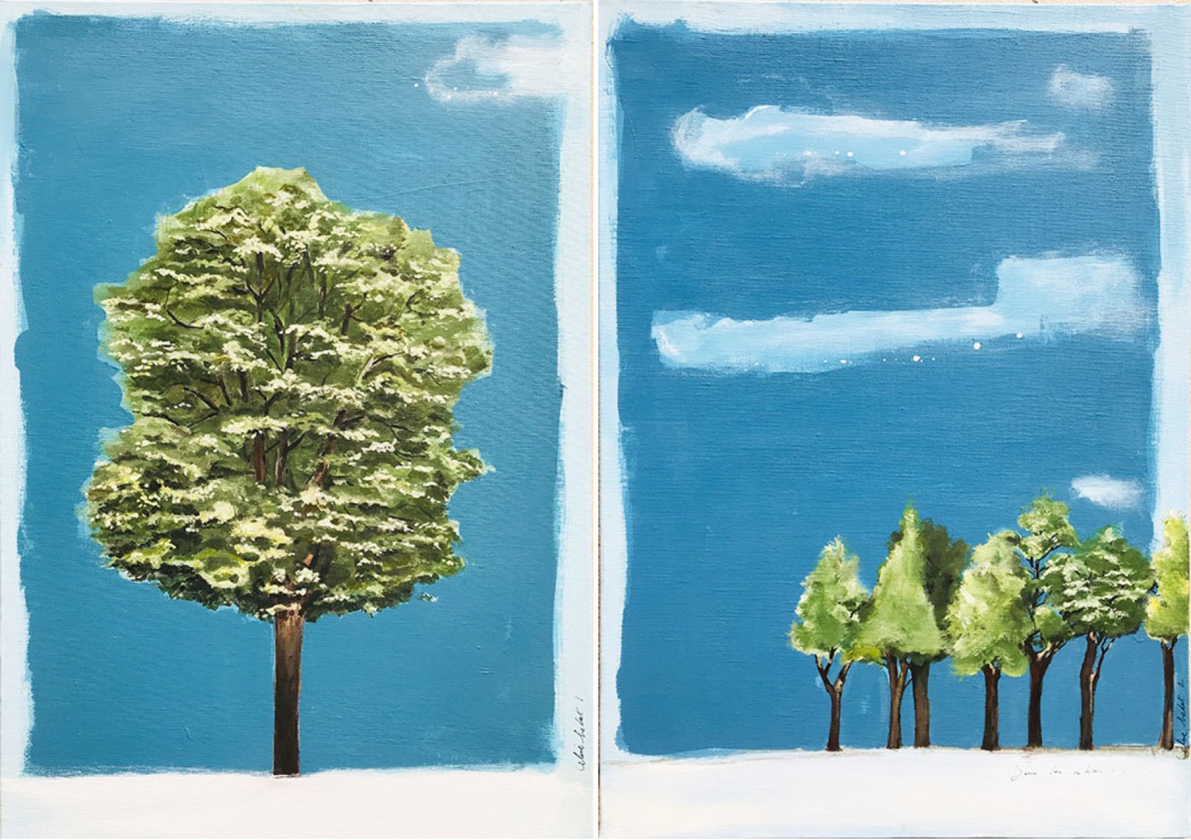 Sous les arbres, de Céline Bedat The Art Cycle
