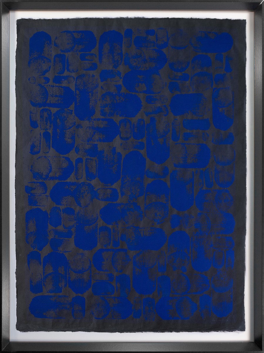 Traces sur noir No.2, 2023, de Céline Frébault The Art Cycle