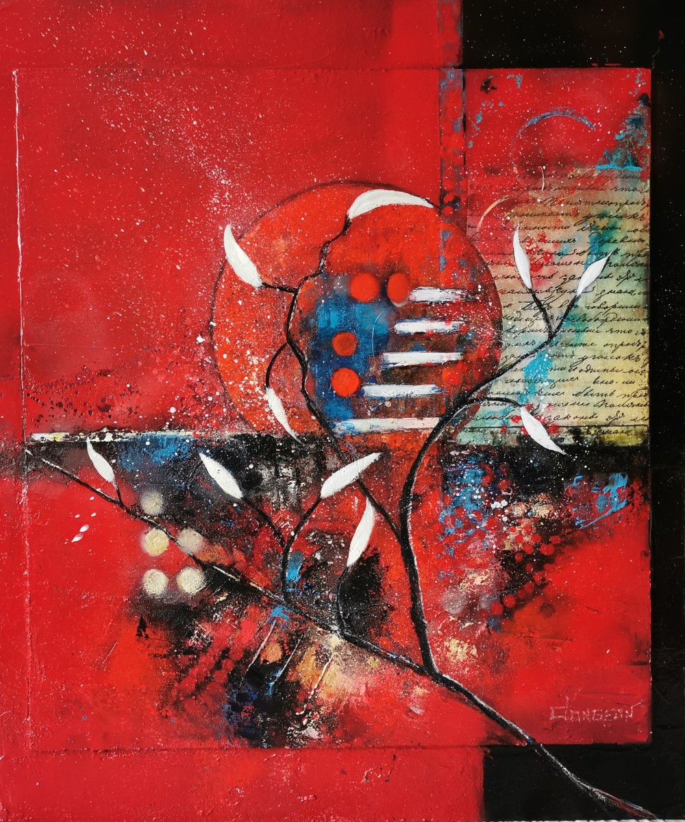Les fleurs du message, de Chantal Longeon The Art Cycle