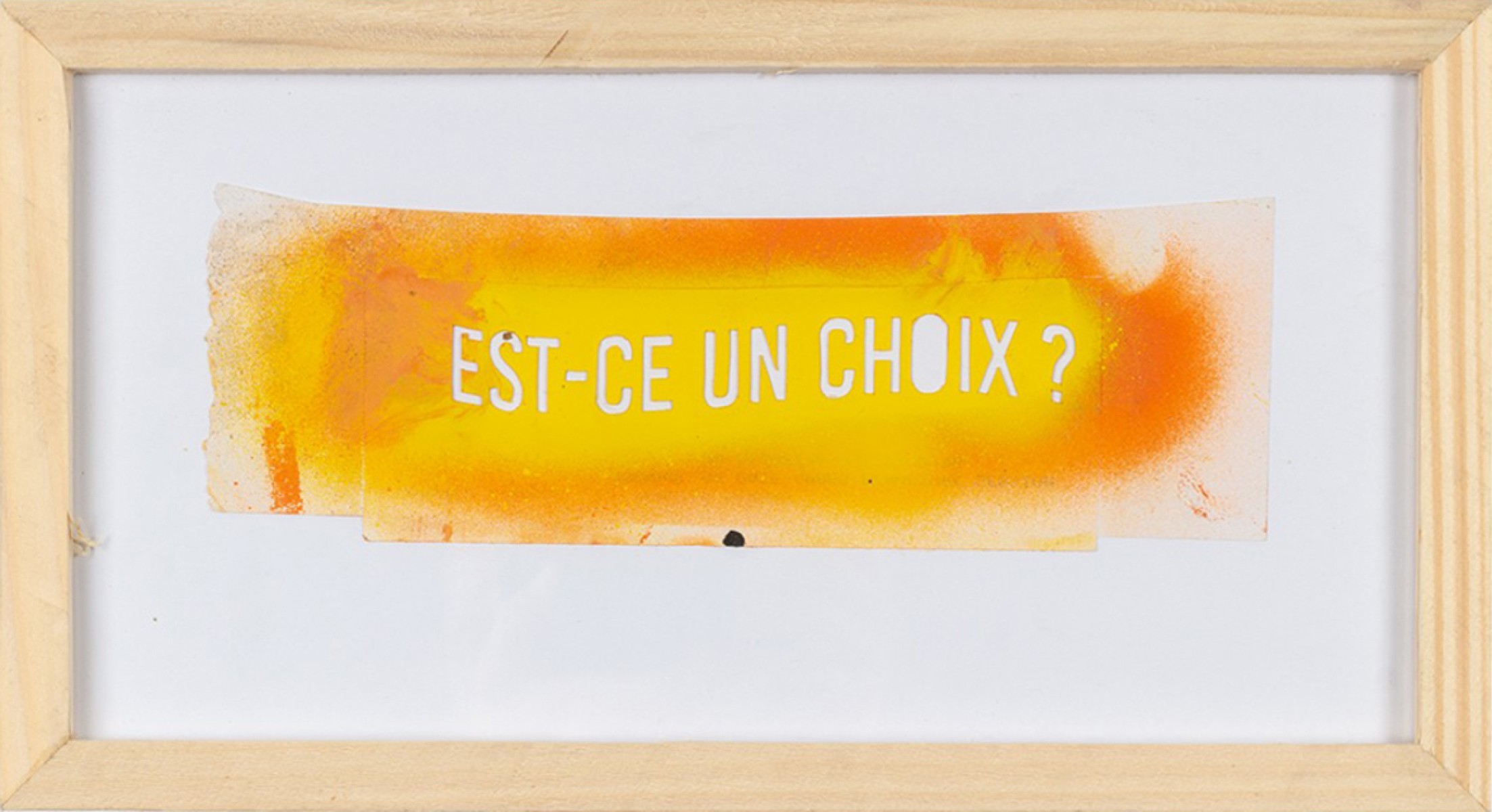 Angoisse encadrée sans titre 04, de Cirt Hash The Art Cycle