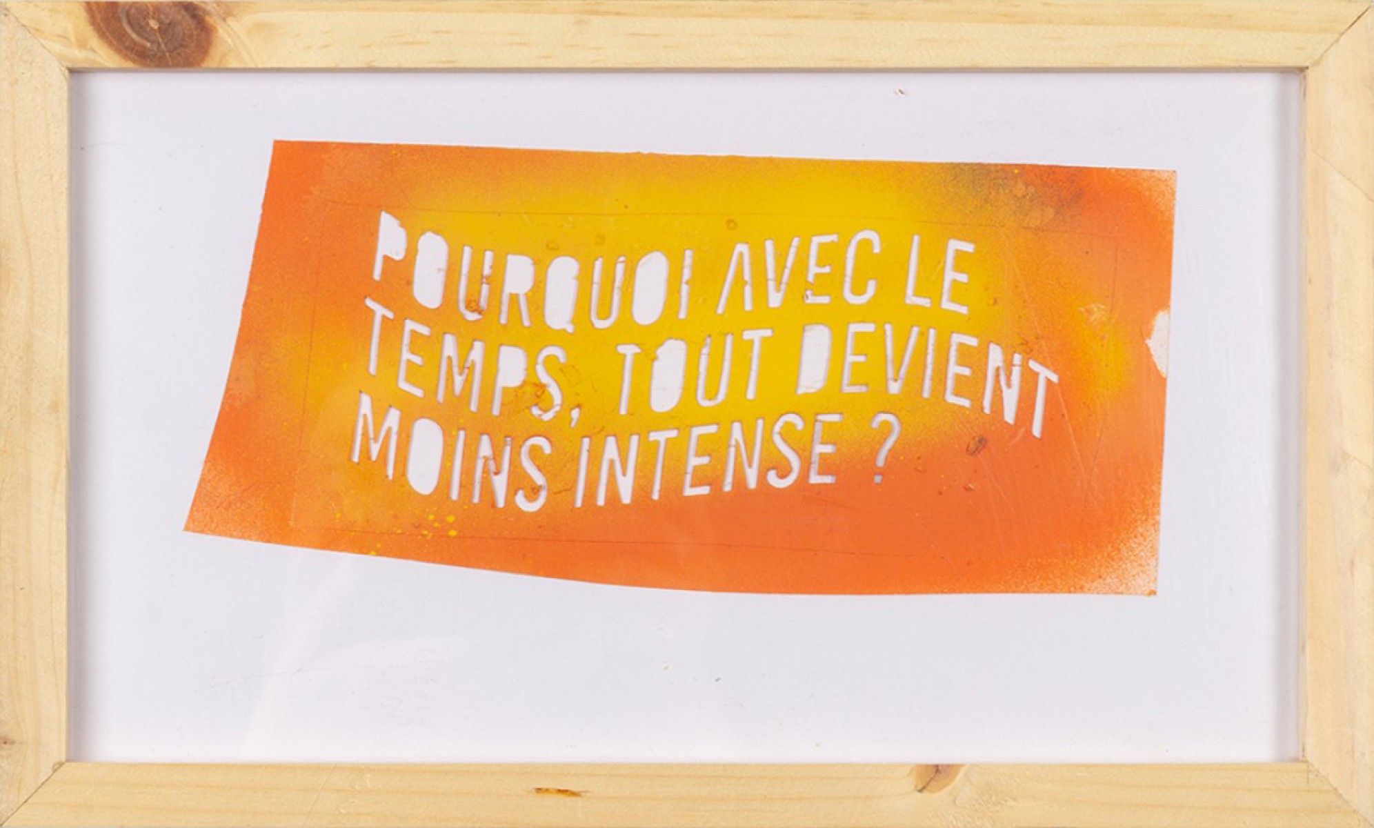 Angoisse encadrée sans titre 05, de Cirt Hash The Art Cycle