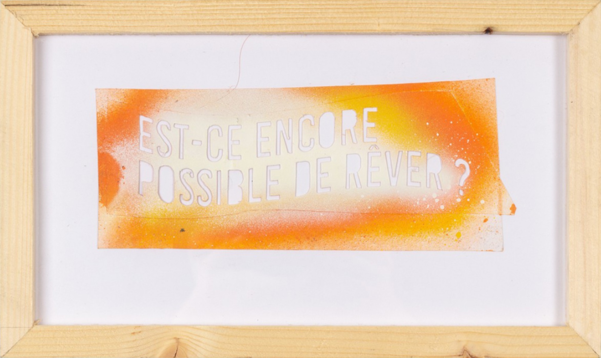 Angoisse encadrée sans titre 06, de Cirt Hash The Art Cycle